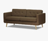 Diseño ergonómico del sofá de la esquina de Seater del sofá 2 del salón del hotel de la aprobación ISO9001