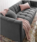 Sala de estar modificada para requisitos particulares diseño ergonómico de Grey Velvet Lounge Sofa For