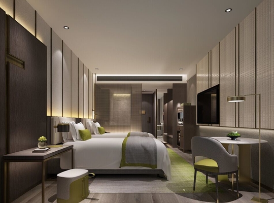 Modifique los muebles del cuarto de invitados para requisitos particulares del hotel de la madera contrachapada E1 para el hotel de 4 estrellas