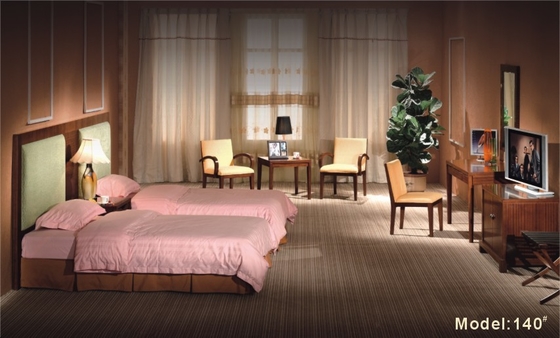 Modifique los muebles del dormitorio para requisitos particulares del hotel del color fija tamaños gemelos acuestan 1200*2000*250m m