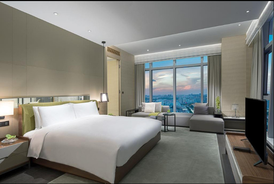 Los nuevos muebles del dormitorio del hotel del estilo chino ISO18001 fijan modificado para requisitos particulares