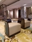 Sillón de madera sólido de los muebles del pasillo del hotel de Gelaimei con la recepción del OEM de la tabla de té