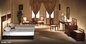 ISO14001 certificó los muebles del dormitorio del hotel fija color de madera sólido de la nuez de los muebles del hotel