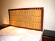 Final de la chapa de madera de la cama del marco de la madera dura de los muebles del cuarto de invitados del hotel de Gelaimei