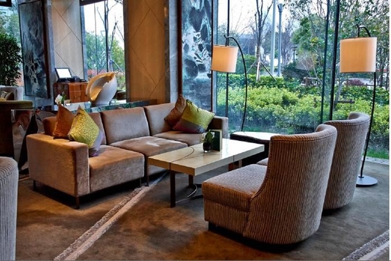 El pasillo superior del hotel del grado que asentaba al OEM del ODM de Sofa Sets Suitable aceptó