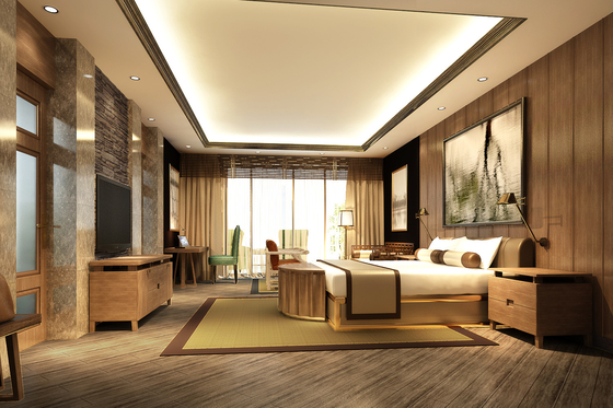 Muebles del restaurante del hotel de la tapicería del terciopelo con el top de la tela